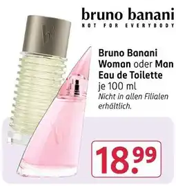 Rossmann Bruno banani woman Angebot