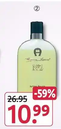 Rossmann Aigner nº2 after shave 125 ml Angebot