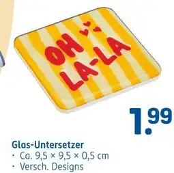 Rossmann Ideenwelt glas-untersetzer Angebot