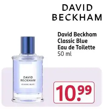 Rossmann David beckham classic blue eau de toilette Angebot
