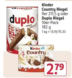 Rossmann Kinder country riegel Angebot