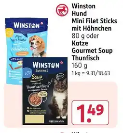 Rossmann Winston hund mini filet sticks mit hähnchen Angebot