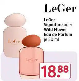 Rossmann Leger signature oder wild flower eau de parfum Angebot