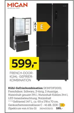 XXXLutz Mican kühl-gefrierkombination skmfdfddid Angebot