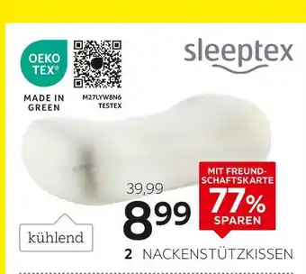 Sleeptex nackenstützkissen „cooly“