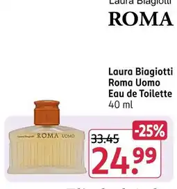 Rossmann Laura biagiotti roma uomo eau de toilette Angebot