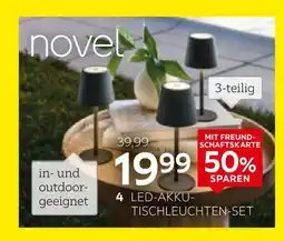 XXXLutz Novel led-akku-tischleuchten-set „jubidubiläum“ Angebot