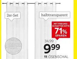 XXXLutz Ösenschal „rutig“ Angebot