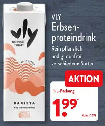 Aldi Nord Vly Erbsenproteindrink 1L Angebot