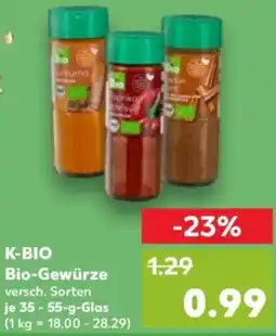 Kaufland K-BIO Bio-Gewürze Angebot
