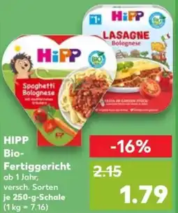 Kaufland HIPP Bio Fertiggericht Angebot