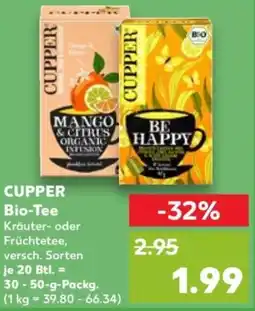 Kaufland CUPPER Bio-Tee Angebot