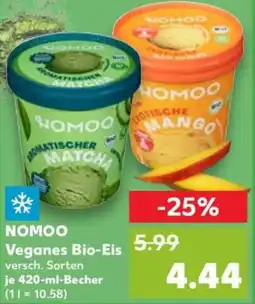 Kaufland NOMOO Veganes Bio-Eis Angebot