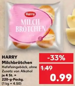 Kaufland HARRY Milchbrötchen Angebot