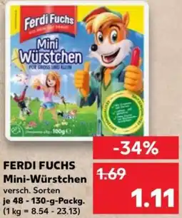 Kaufland FERDI FUCHS Mini-Würstchen Angebot