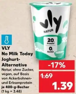 Kaufland VLY No Milk Today Joghurt Alternative Angebot