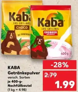 Kaufland KABA Getränkepulver Angebot