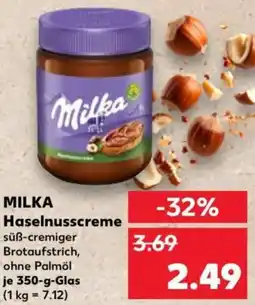 Kaufland MILKA Haselnusscreme Angebot