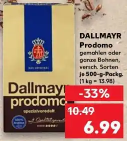Kaufland DALLMAYR Prodomo Angebot