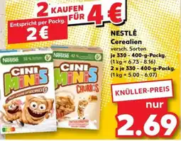 Kaufland NESTLÉ Cerealien Angebot