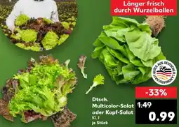 Kaufland Dtsch. Multicolor-Salat oder Kopf-Salat Angebot