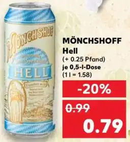 Kaufland MÖNCHSHOFF Hell Angebot