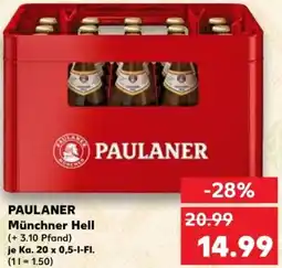 Kaufland PAULANER Münchner Hell Angebot