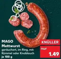 Kaufland MAGO Mettwurst Angebot