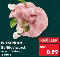 Kaufland WIESENHOF Geflügelwurst Angebot