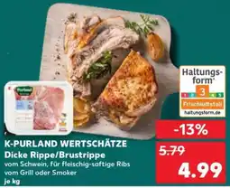 Kaufland K-PURLAND WERTSCHÄTZE Dicke Rippe/Brustrippe Angebot
