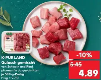 Kaufland K-PURLAND Gulasch gemischt Angebot