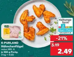 Kaufland K-PURLAND Hähnchenflügel Angebot
