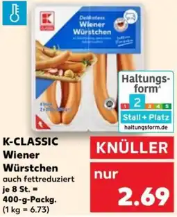 Kaufland K-CLASSIC Wiener Würstchen Angebot