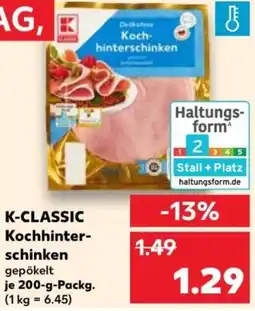 Kaufland K-CLASSIC Kochhinterschinken Angebot