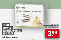 Handelshof HENDI EINWEG- SAHNEKAPSELN, 10 STÜCK Angebot