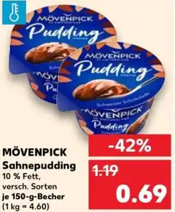 Kaufland MÖVENPICK Sahnepudding Angebot