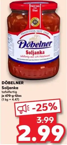 Kaufland DÖBELNER Soljanka Angebot