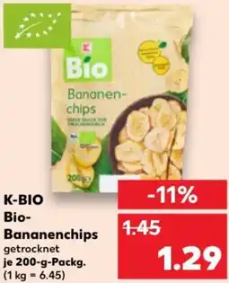 Kaufland K-BIO Bio-Bananenchips Angebot