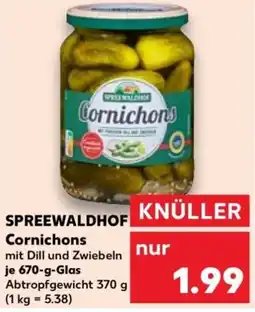 Kaufland SPREEWALDHOF Cornichons Angebot