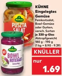 Kaufland KÜHNE Eingelegtes Gemüse Angebot