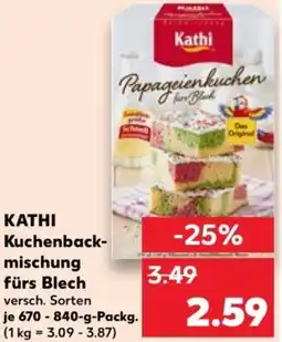 Kaufland KATHI Kuchenbackmischung fürs Blech Angebot