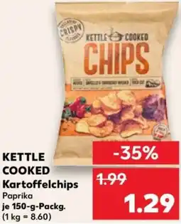 Kaufland KETTLE COOKED Kartoffelchips Angebot