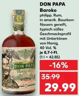 Kaufland DON PAPA Baroko Angebot