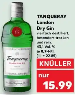 Kaufland TANQUERAY London Dry Gin Angebot
