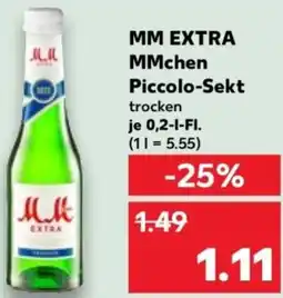 Kaufland MM EXTRA MMchen Piccolo-Sekt Angebot