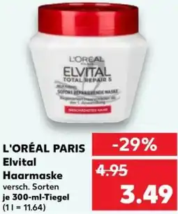 Kaufland L'ORÉAL PARIS Elvital Haarmaske Angebot