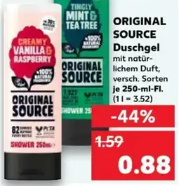 Kaufland ORIGINAL SOURCE Duschgel Angebot