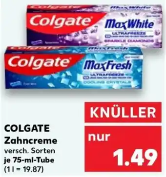 Kaufland COLGATE Zahncreme Angebot