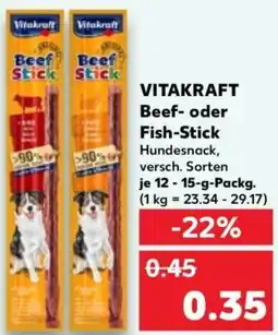 Kaufland VITAKRAFT Beef- oder Fish-Stick Angebot
