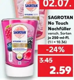 Kaufland SAGROTAN No Touch Nachfüller Angebot
